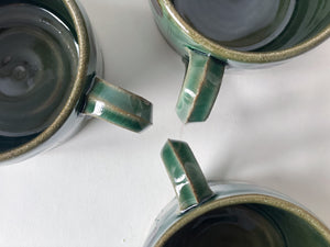 Stoneware mug green