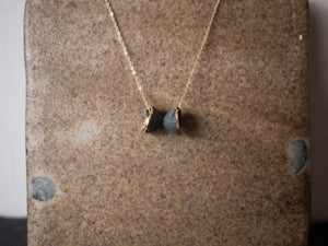 Necklace Hana pair black