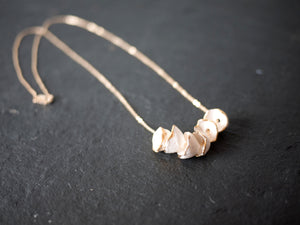 Necklace Hana stack white